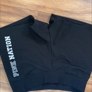 VICTORIA SECRET PINK YOGA SPANDEX SHORTS